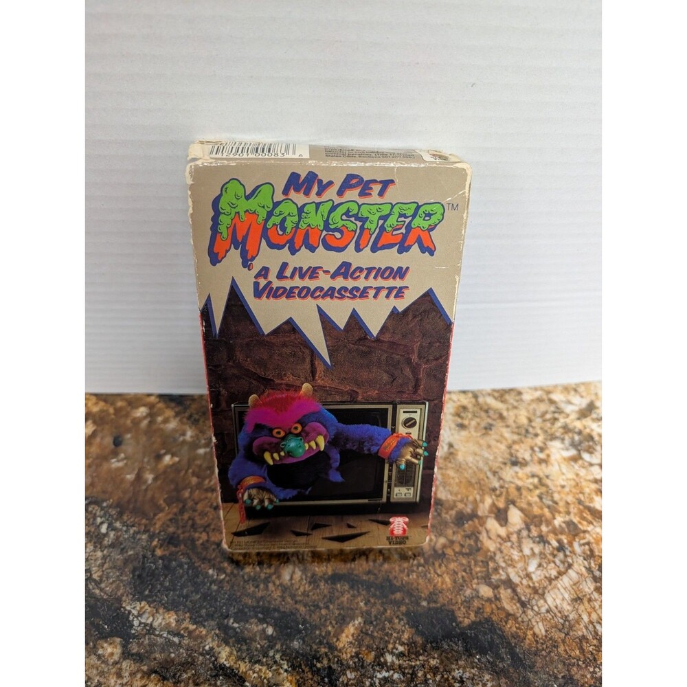 My Pet Monster: A Live-Action Videocassette  VHS 1986 Hi-Tops Clean & Sleeved